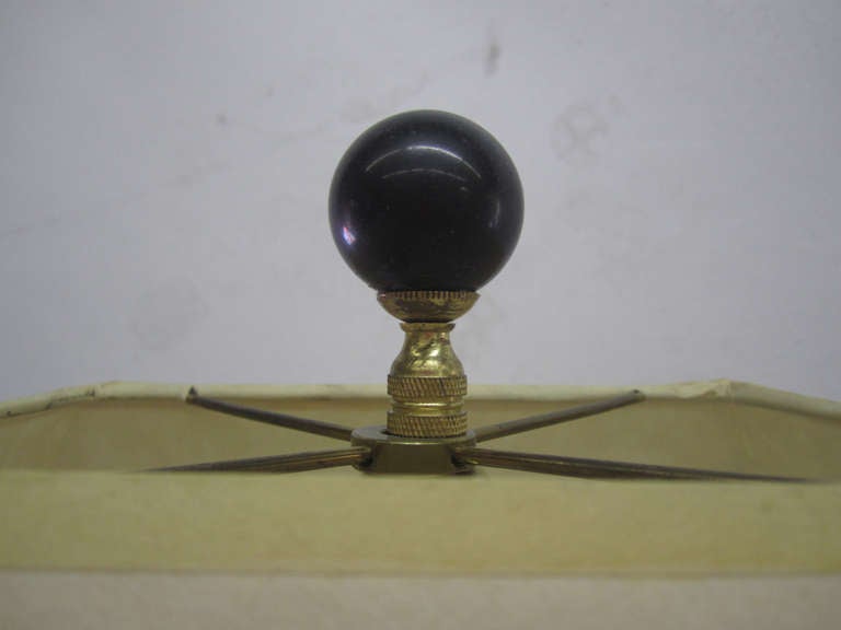 American Unusual Mid-Century Copper Table Lamp