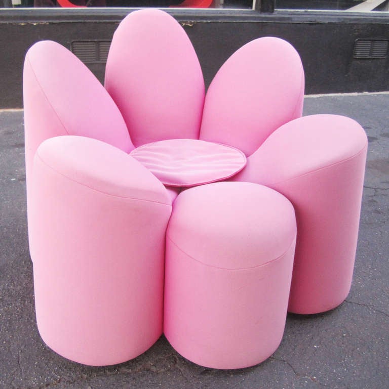 roche bobois flower chair