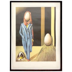 "Le Vernissage" Lithograph by Peter Muhldorfer
