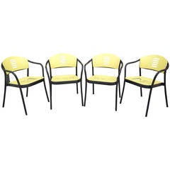 Set of Mauna Kea Outdoor chairs by Vico Magistretti for Kartell