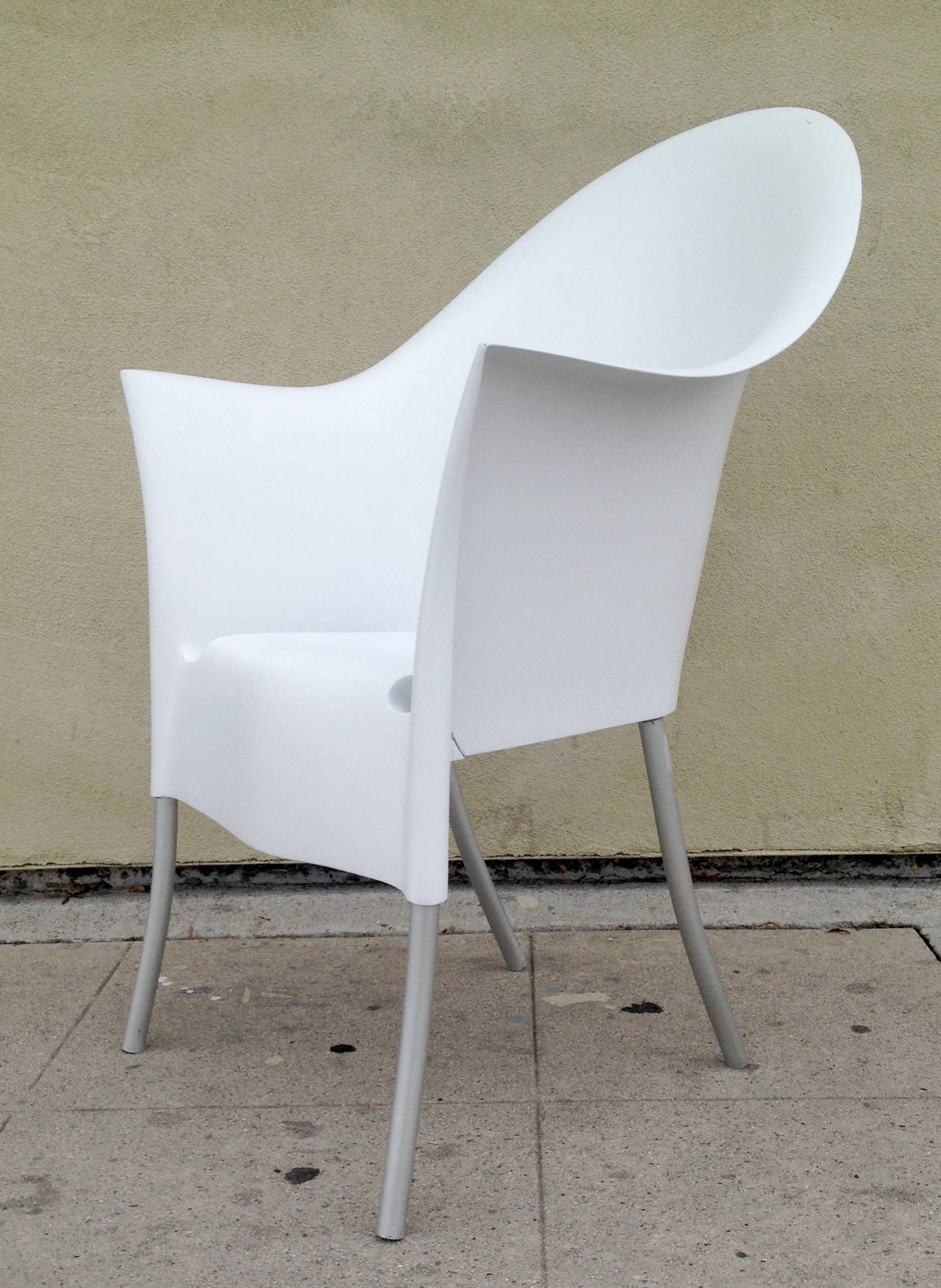 Original Philippe Stark Lord Yo Pair of Easy Chairs In Excellent Condition In Pasadena, CA