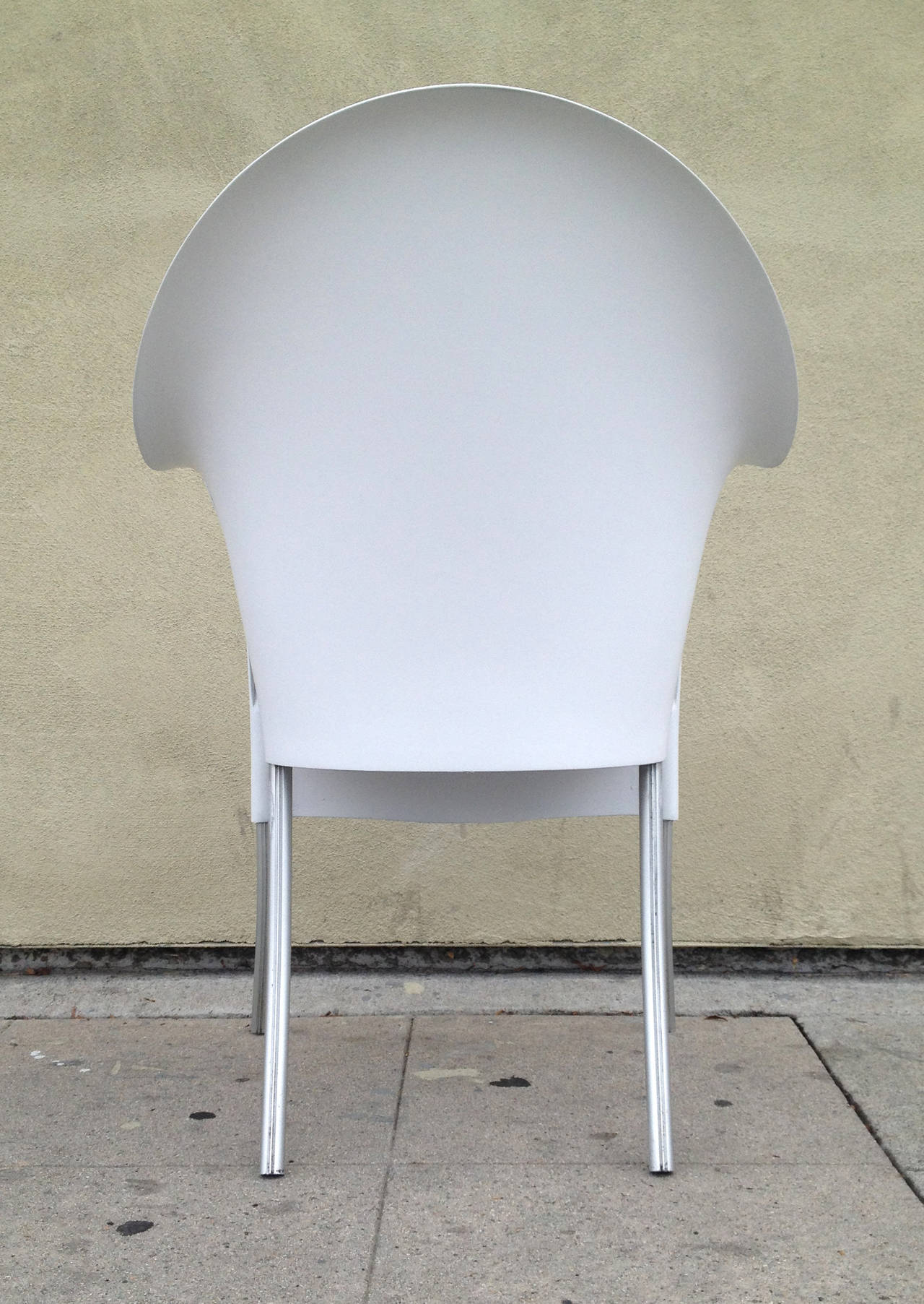 Aluminum Original Philippe Stark Lord Yo Pair of Easy Chairs