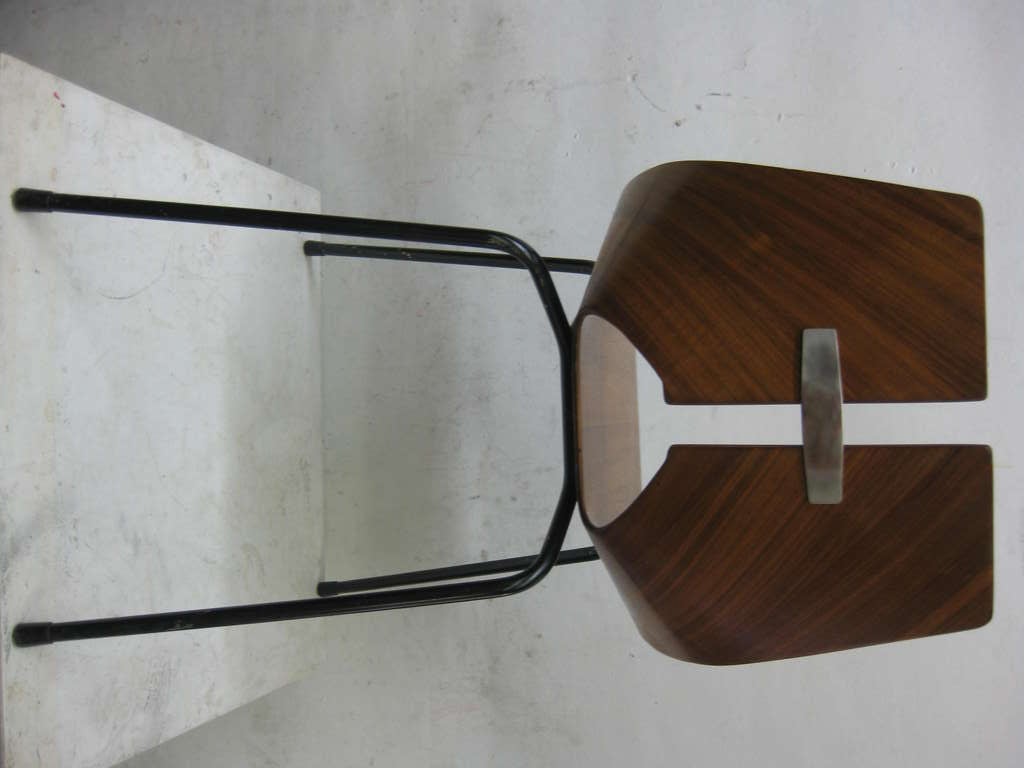 Mid-Century Modern Ray Komai Bentwood Walnut Chair