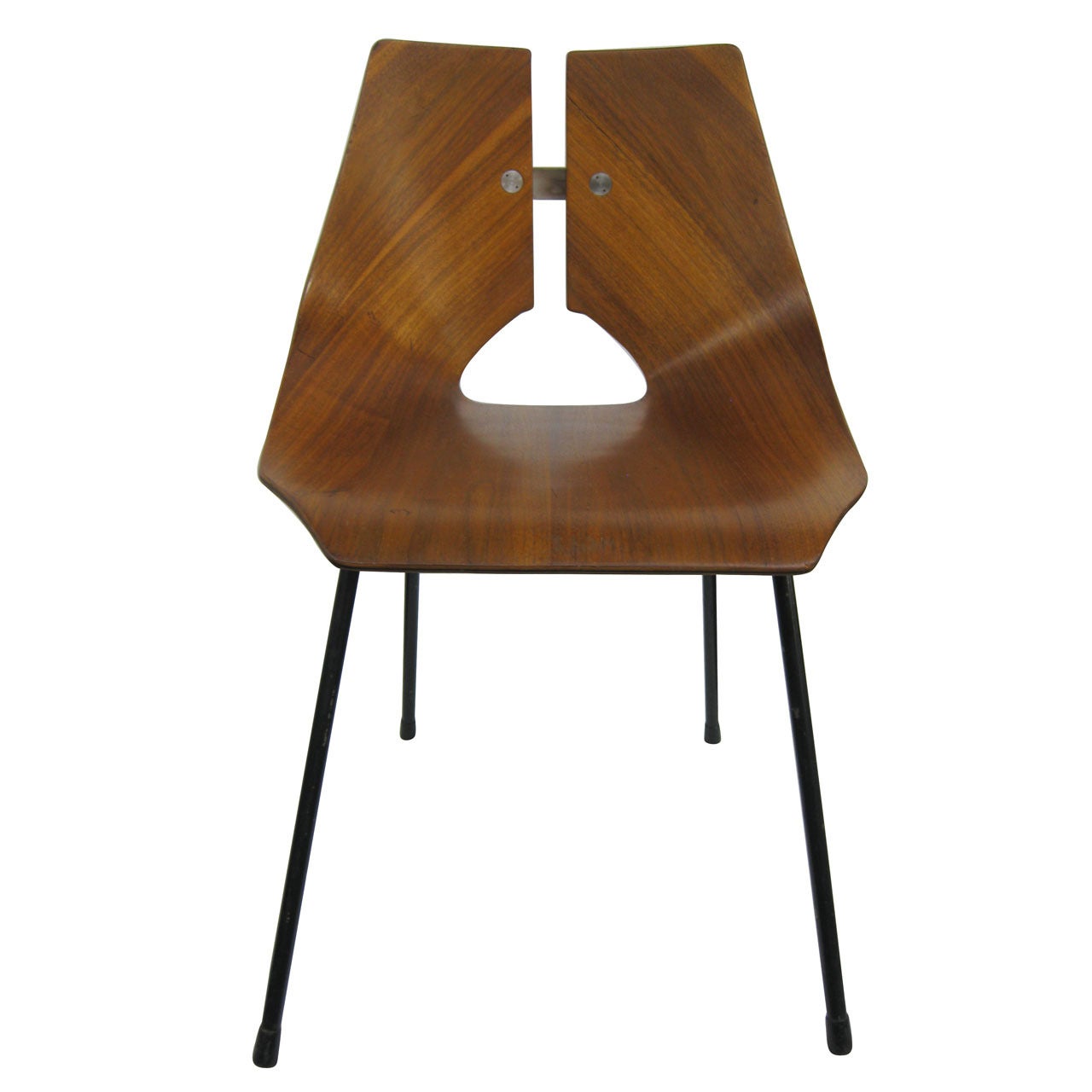 Ray Komai Bentwood Walnut Chair