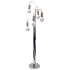 Waterfall Five-Arm Laurel Floor Lamp 5