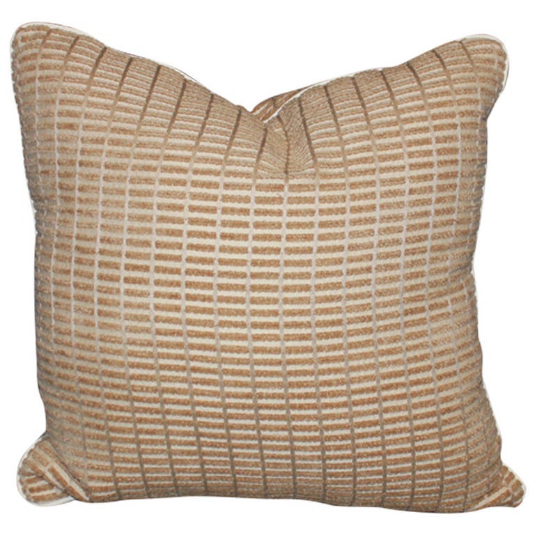 Outdoor Silk/Chenille Pillow For Sale at 1stdibs