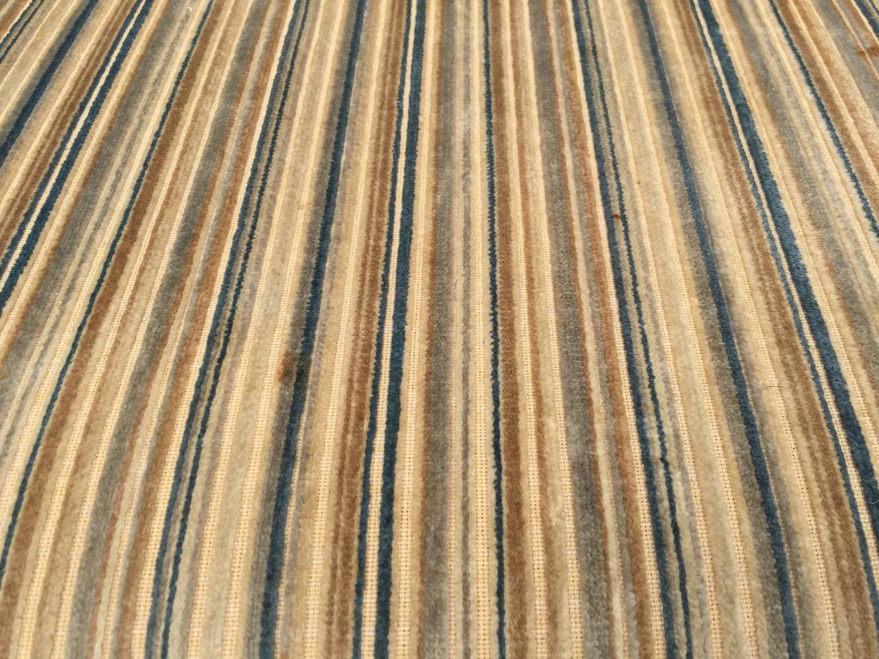 Antique Mahogany and Rattan Back Paneled Settee