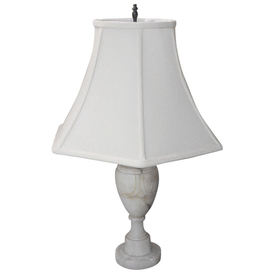 Alabaster Table Lamp For Sale