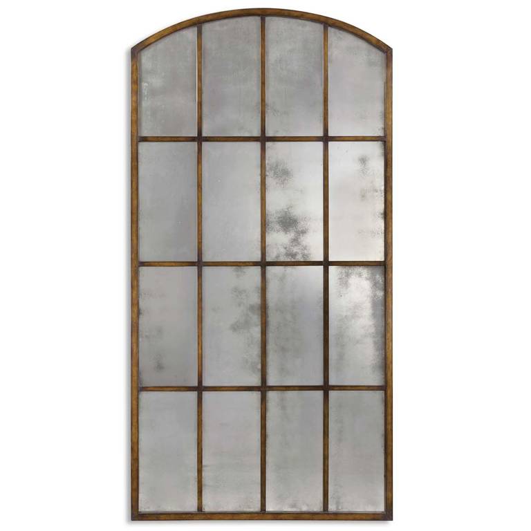 Arched Indoor - Outdoor Mirror at 1stDibs