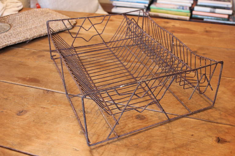 French Wire Dry Sink, Original and so charming