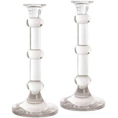 Pair of Moderne Candlesticks 4
