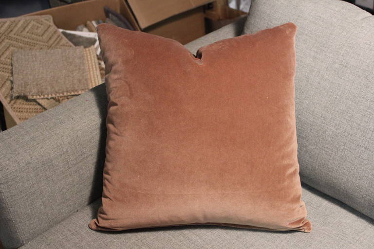 20th Century Hand Tooled Leather Pillow