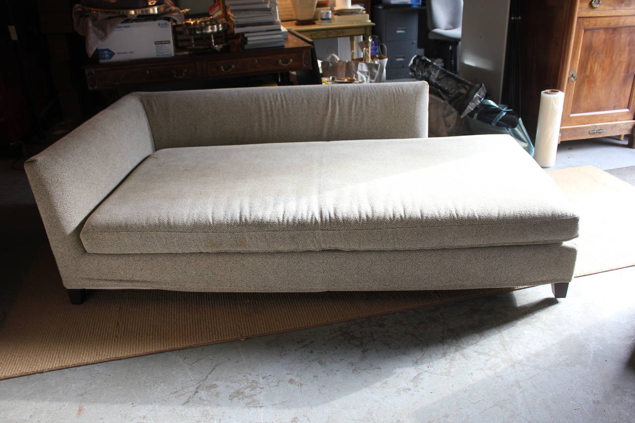 Extremely comfortable , needs a pair of 30 x 30 pillows and 26 x 26 and a 24x24 and this would be a star, very comfortable , 2 can lay side by side or use it as a sofa etc. versatile and so comfortable.

We can also redo the entire sofa in C.O.M.