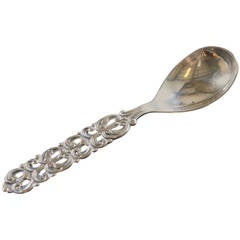 Antique Sterling Handled Silver Spoon