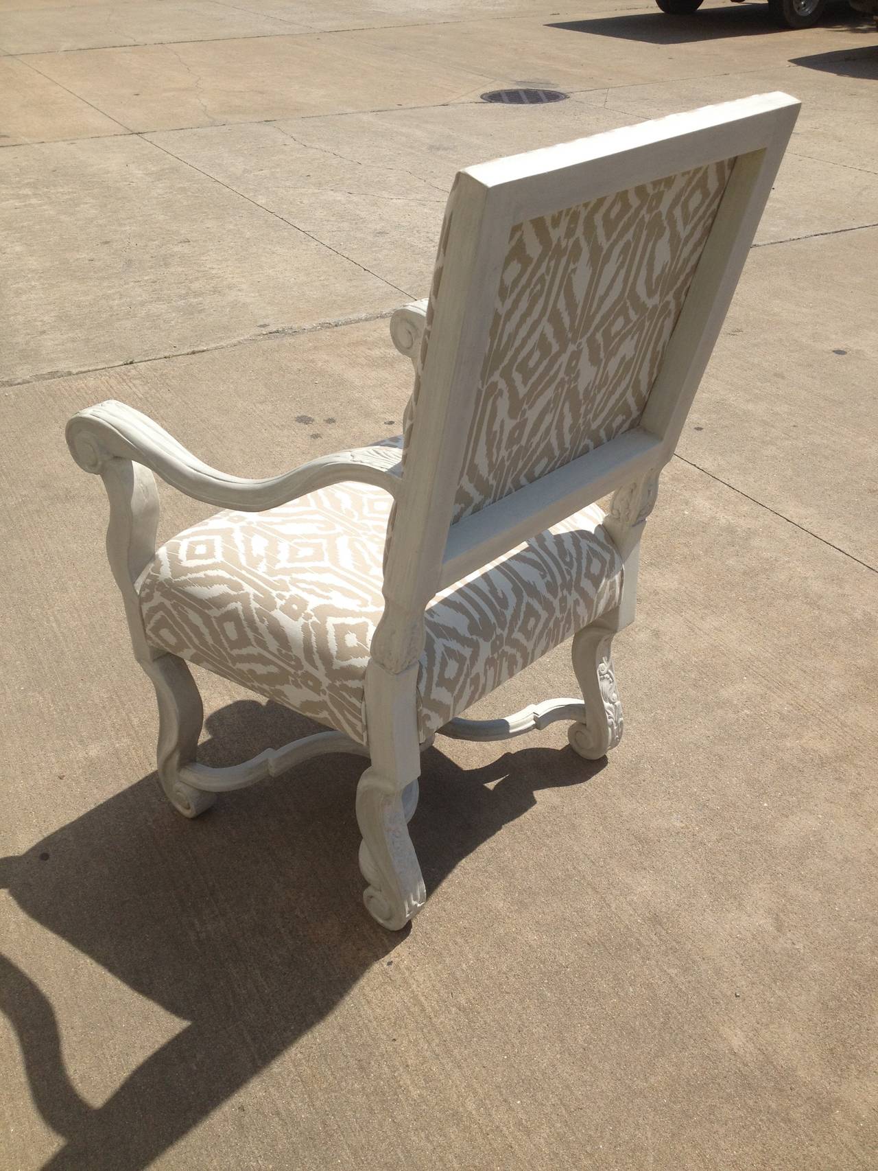 Pair Outdoor Chateau Chair, Made to Order In Excellent Condition For Sale In Southampton, NY