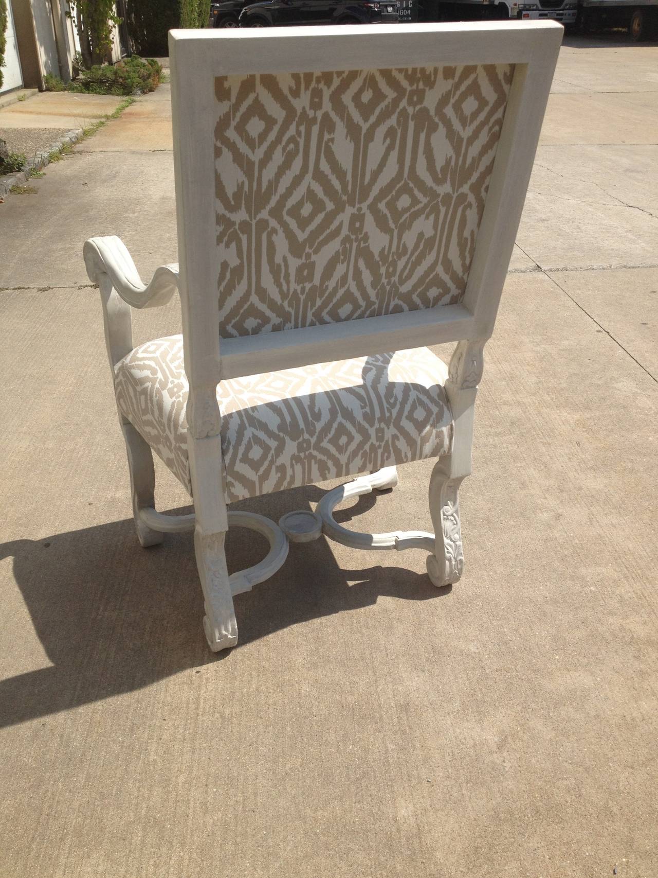 French Pair Outdoor Chateau Chair, Made to Order For Sale
