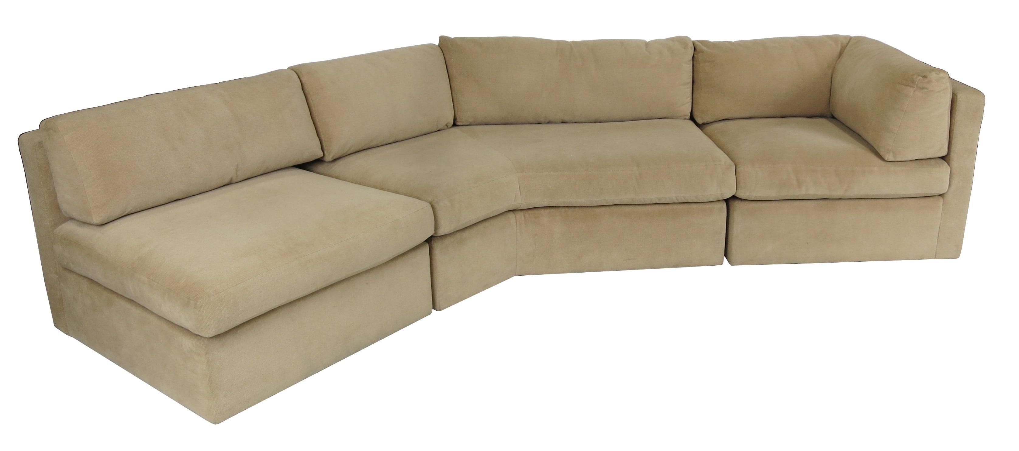 Three-piece Angled Sofa 