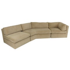 Three-piece Angled Sofa