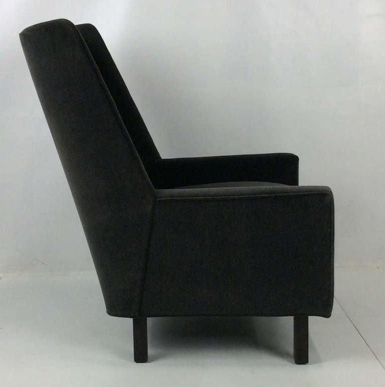 Mid-20th Century Lounge Chair and Ottoman by Harvey Probber