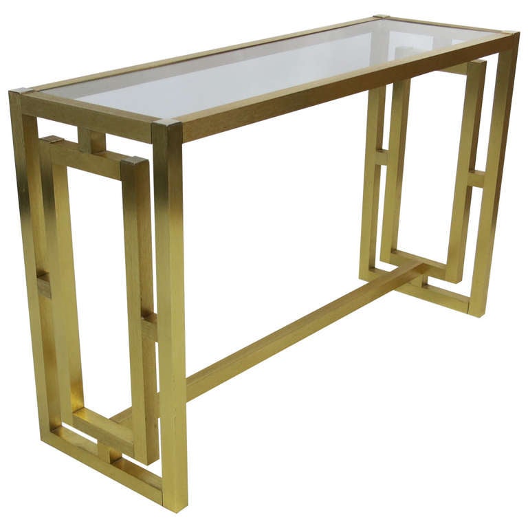 Hollywood Regency Console Table at 1stDibs