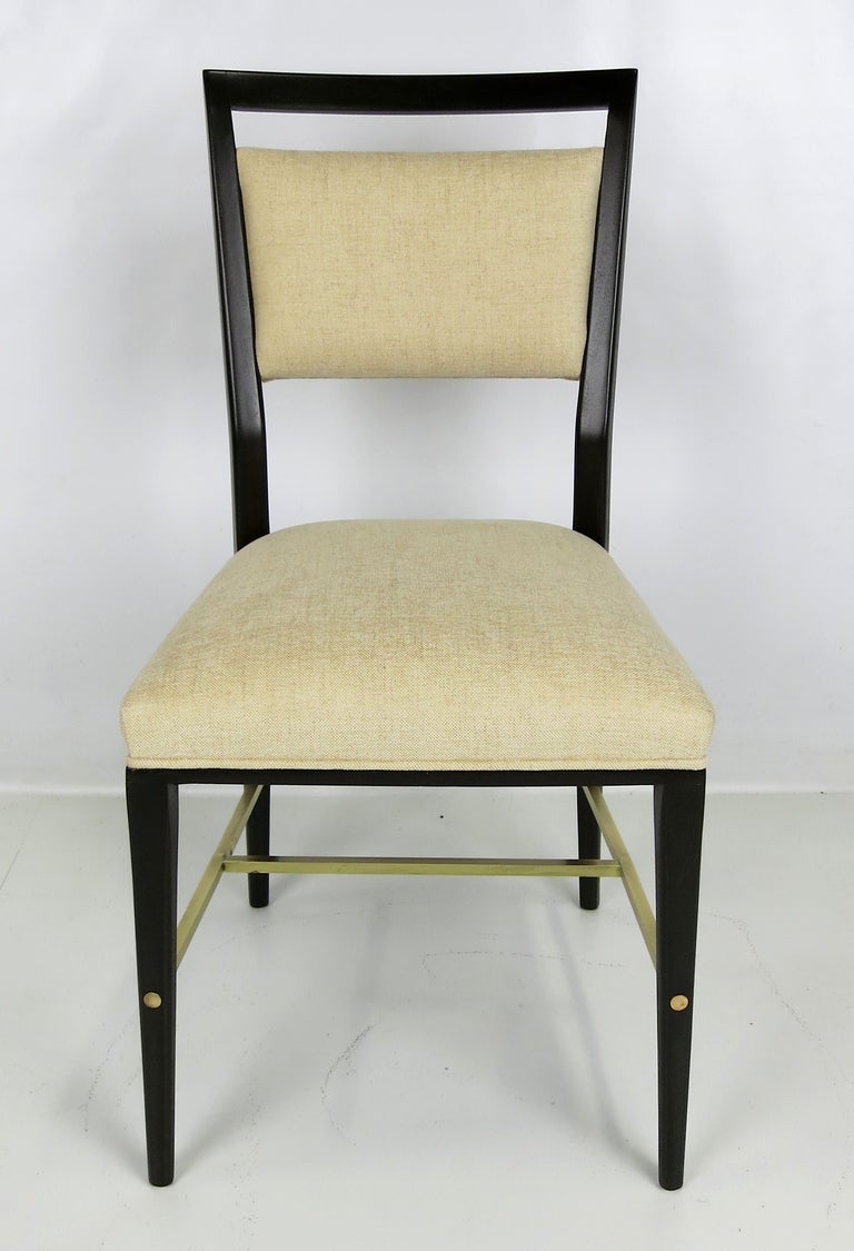 Upholstery Set of Six Dining Chairs by Paul McCobb for Directional