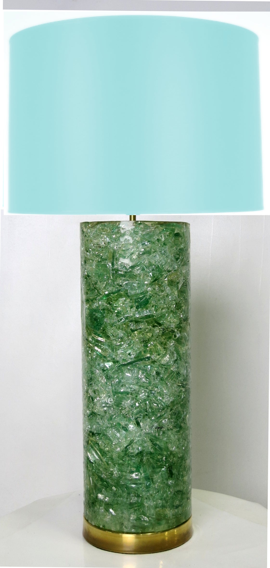 Pair of Interior Lit Fractal Resin Lamps Attributed to Marie-Claude de Fouquiere