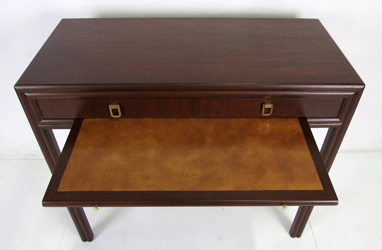 Pair of Mahogany Consoles or Servers by Johan Tapp In Excellent Condition In Danville, CA