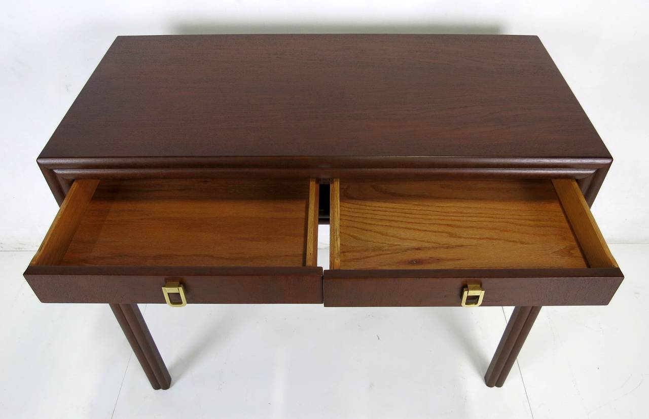 Mid-20th Century Pair of Mahogany Consoles or Servers by Johan Tapp