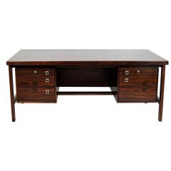 Danish Rosewood Executive Desk