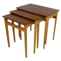 Set of Teak Nesting Tables by Svend Madsen 2