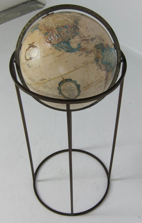 American Floor Globe by Replogle after Paul McCobb