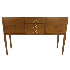 Vintage Extremely Uncommon Mahogany Sideboard by Paul Frankl for Brown-Saltman