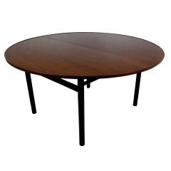 Large Walnut Extension Dining Table by Edward Wormley for Dunbar