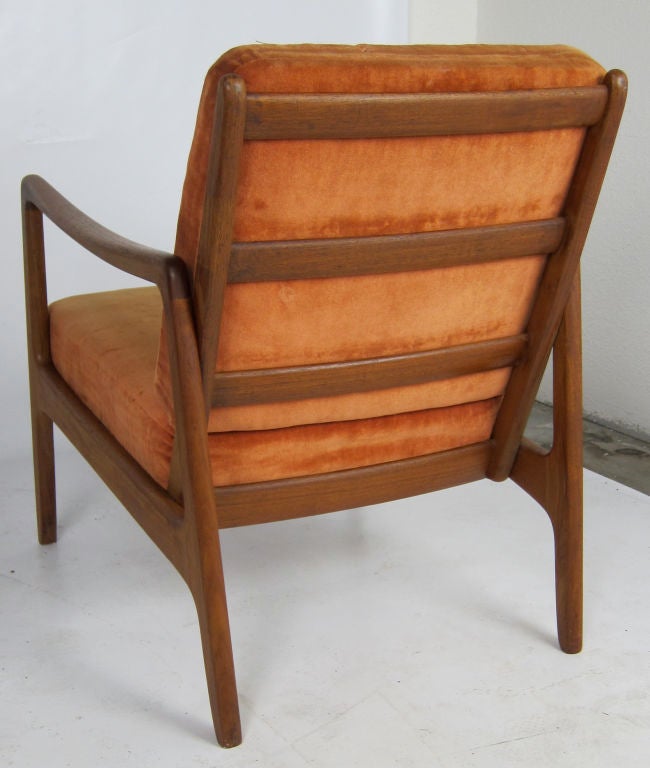 Danish Lounge Chair by Ole Wanscher for France & Sons