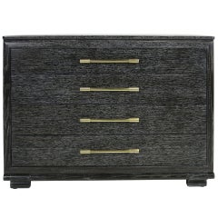 Vintage Cerused Oak Bachelors Chest by Raymond Loewy for Mengel