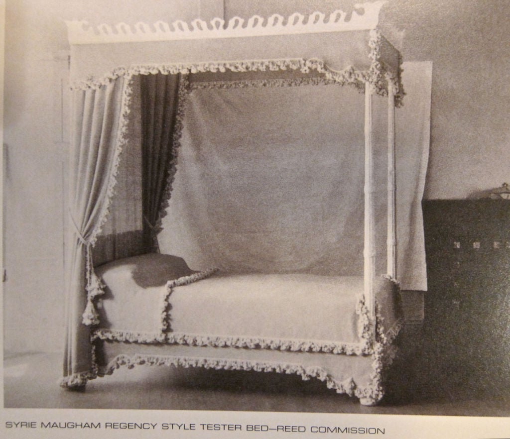 Mid-20th Century Regency Style Tester Bed by Frances Elkins