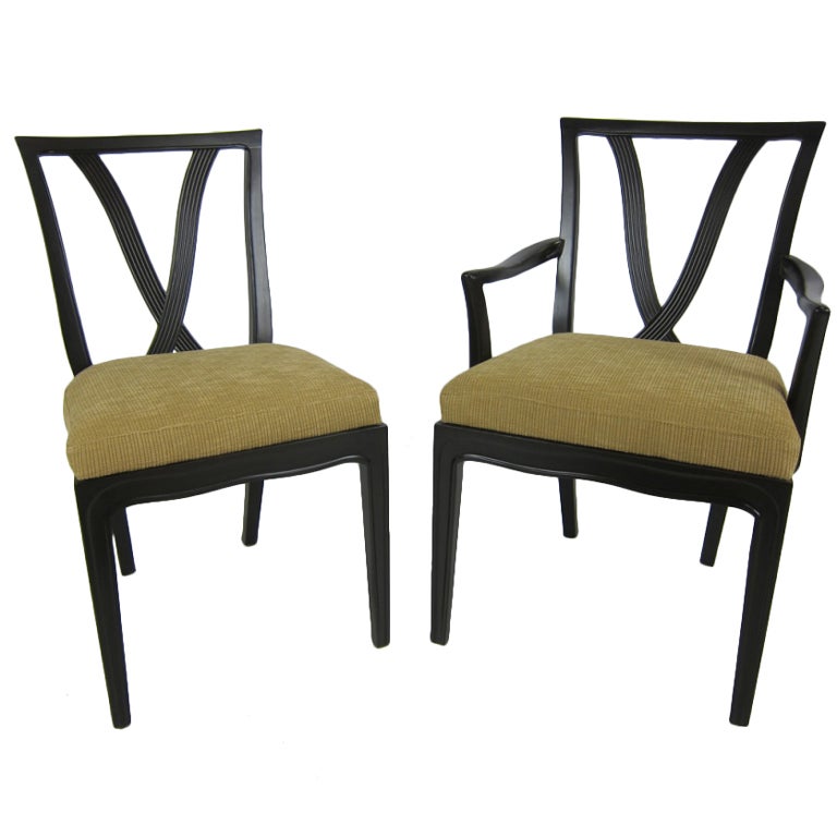 Set of 8 Sophisticate Collection Dining Chairs by Tomlinson
