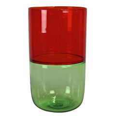 Large Hand Blown Murano Glass Vase