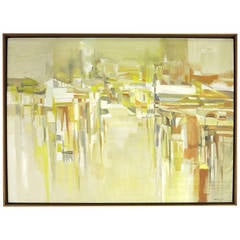Abstract Cityscape Painting by Margaret Smith 4