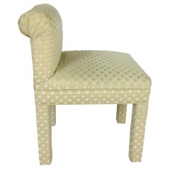 Classic rolled back Vanity Stool