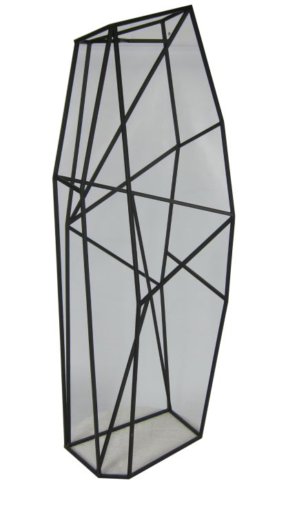 Dramatic Geometric Sculpture constructed of 1/2