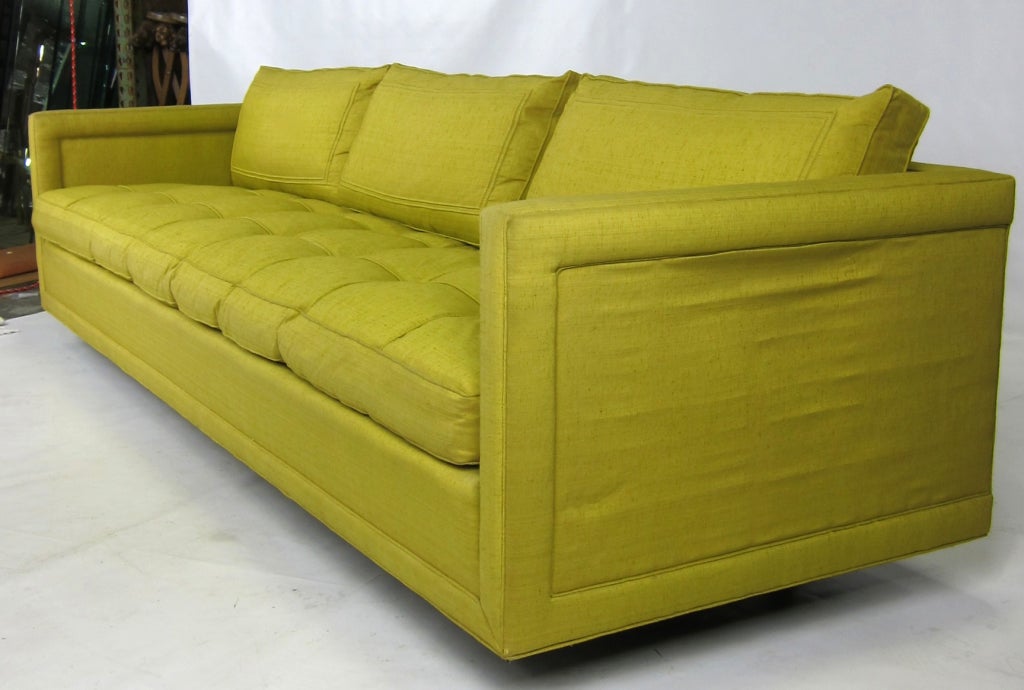 Mid-20th Century Far East Collection Tuxedo Sofa by Baker