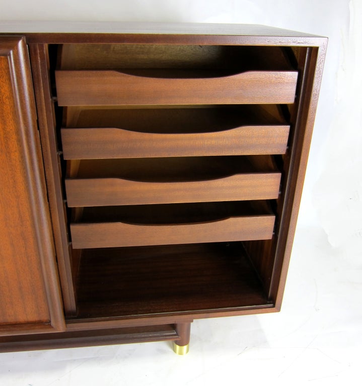 Mid-20th Century Large Mahogany Cabinet by Brown Saltman