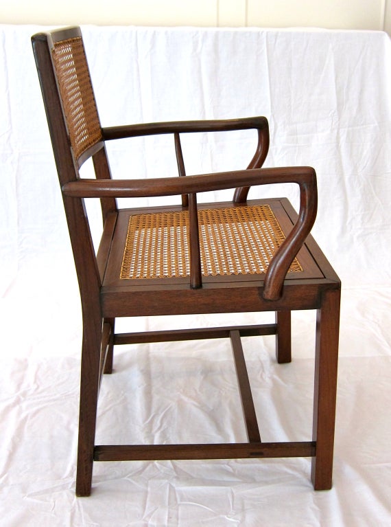 Mid-20th Century Set of Six Modern Rosewood Dining Chairs