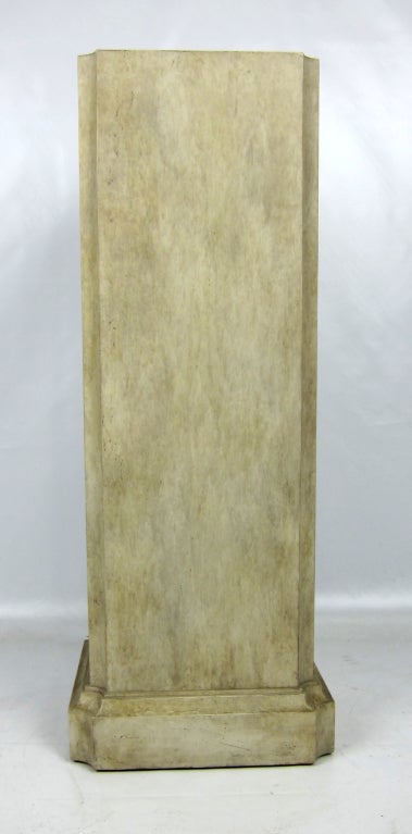 wood column pedestal