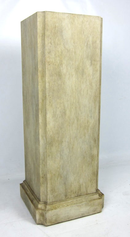 American Architectural Painted Wooden Column Pedestal