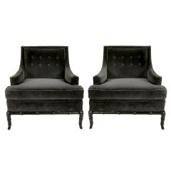 Pair of Club Chairs by T.H. Robsjohn-Gibbings