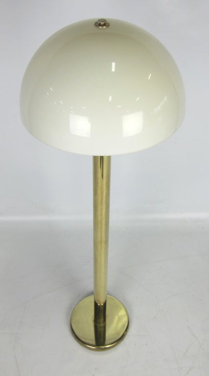 Mushroom Floor Lamp by Nessen Lighting In Excellent Condition In Danville, CA