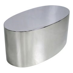 Mirror Polished Stainless Steel Coffee Table