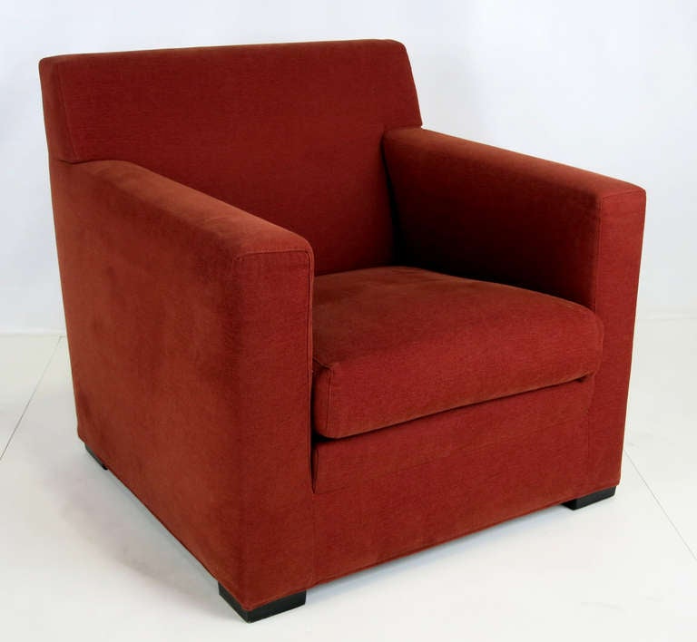 Italian Pair of DIX Lounge Chairs by Rodolfo Dordoni for Minotti